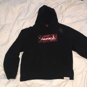 Diamond Supply co rose sweater